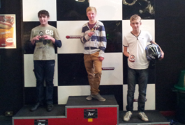 Racing Perfection Kart Academy Eastleigh Juniors Final Podium - Round 9